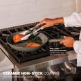 thumbnail image 3 of Thyme & Table 12-Piece Ceramic Non-Stick Cookware Set Granite Collection - Moss, 3 of 14
