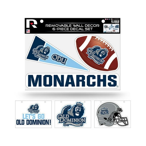 Old Dominion Monarchs Set of 6 Removable Wall Decal Stickers