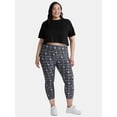 thumbnail image 2 of Terra & Sky's Women's Plus Capri Leggings, 2-Pack, 2 of 7