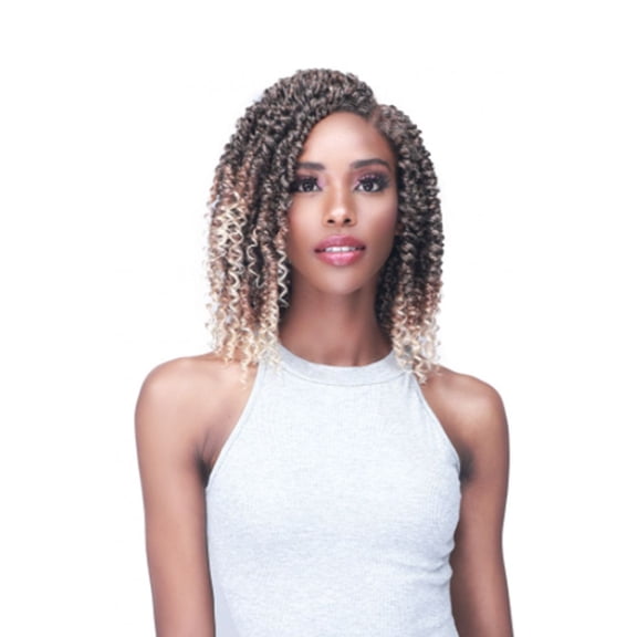 Bobbi Boss Locs Spring Twist 14 Wig MLF612 / Color: T1B/BURG / Length: 14 INCH Lace Wigs