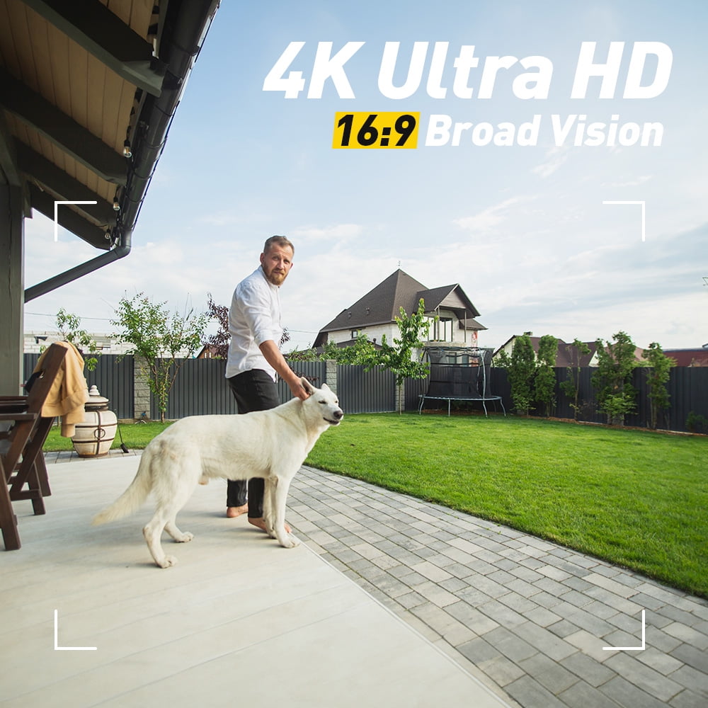 ANNKE 4PCS 4K Smart Dual Light Wired CCTV Security Camera, Color & IR Night Vision, 3840x2160@20fps, f/1.6 Super Aperture, 4-in-1 Output Signal, IP67, 2.8mm Lens, Human&Vehicle Detection