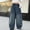 A56 Navy, variant on Kids Girls Denim Tapered Jeans Elastic Waist Star Print Side Stripe Bottoms for School Play Daily Outfits, 5T-15Y