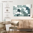 thumbnail image 5 of Elephant Stock Spa Day Gingko Wall Art - Horizontal Canvas Wall Art - Living Room Wall Decor - Floral And Botanical Canvas - Blue And White Decor By Norman Wyatt Jr. - 12" x 8", 5 of 8