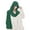 Green, variant on UTSJKR Women Fall Cotton Blend Crinkle Vintage Soft Long Scarf Linen Comfy Shawl Wrap Big Head Scarf for All Season Black