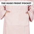 thumbnail image 4 of Tirrinia Wearable Blanket with Sleeves and Pocket for Women & Men, 70" x 50"，machine washable, 4 of 7