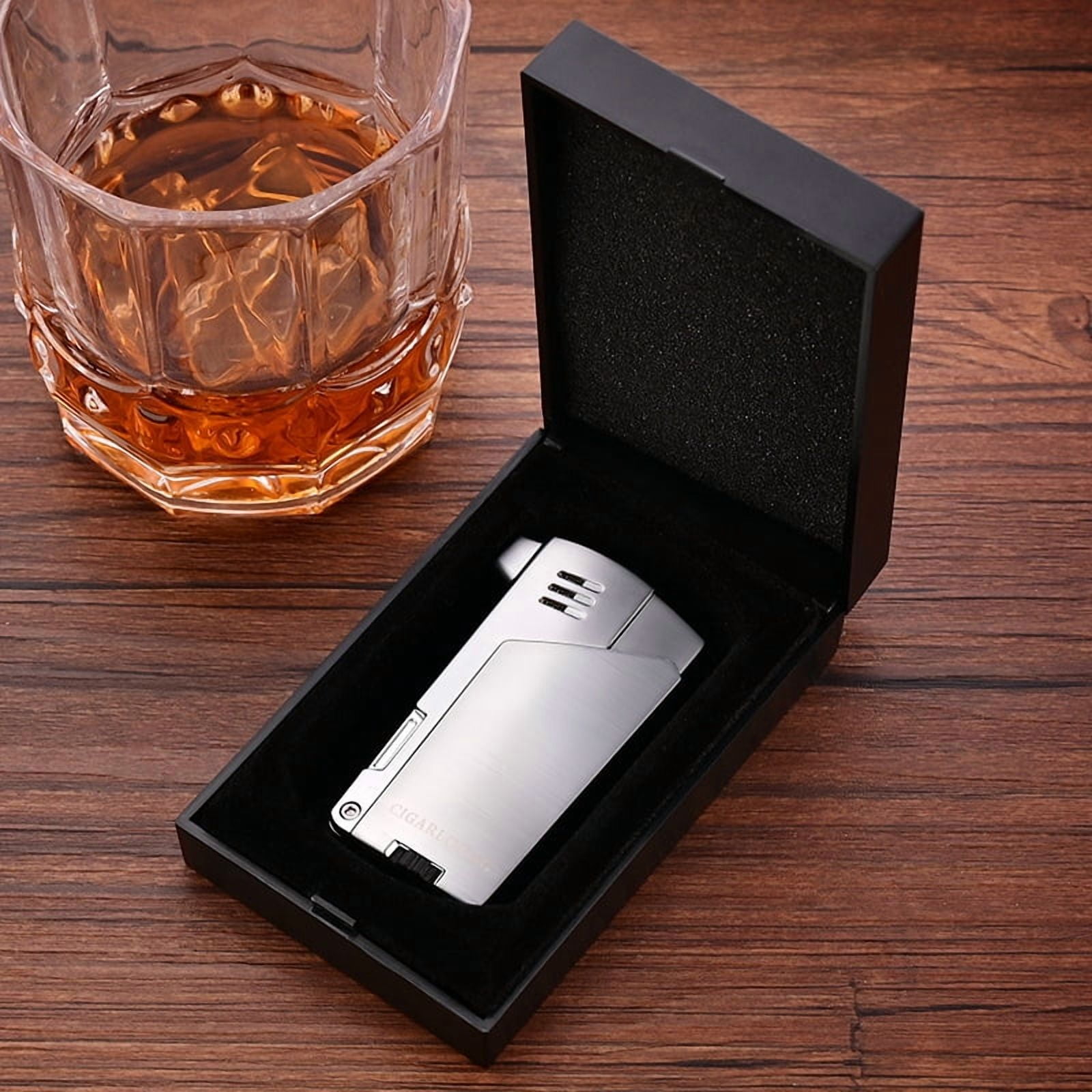 Cigar Lighter, Windproof Metal Personalized Lighter, Available In Multiple Colors, Portable Cigarette Lighter