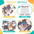 thumbnail image 3 of joogoo Cute Doodle Cats with Bows Boys Swim Trunks Beach Swimsuit Shorts Boxer 7Y, 3 of 8