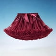 thumbnail image 3 of Girls Tutu Skirt Princess Fluffy Soft Tulle Ballet Birthday Party Pettiskirt Layered Ruffle Skirt Costumes, 3 of 6