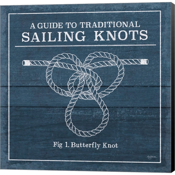 Vintage Sailing Knots II by Mary Urban, Canvas Wall Art