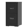 thumbnail image 3 of Tcbosik 2 Drawer File Cabinet with Lock, Vertical Filing Cabinet, Metal Storage Cabinet for Home Office, Fits A4 Legal/Letter Size, Easy Assembly, Black, 3 of 9
