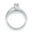 thumbnail image 3 of KATARINA Diamond Bridal Engagement Ring Set in 14K White Gold (1 cttw GH, I1), 3 of 6