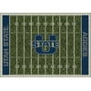College Home Field Utah State Area Rug-Color:Home Field,Material:Nylon,Size:3'10"x5'4",Style:Utah State