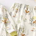 thumbnail image 5 of Linfrsh Toddler Girls Pajamas 4t Toddler Toddler Kids Toddler Girls Boys Soft Comfy Modal Tencel Solid Raglan Sleepwear Pajamas Pjs 2pcs Set(Yellow,18-24 Months), 5 of 7