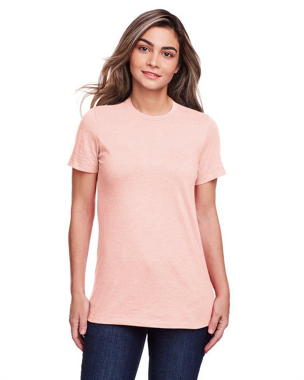 Gildan Softstyle Women's CVC T-Shirt, Dusty Rose, Cotton Polyester