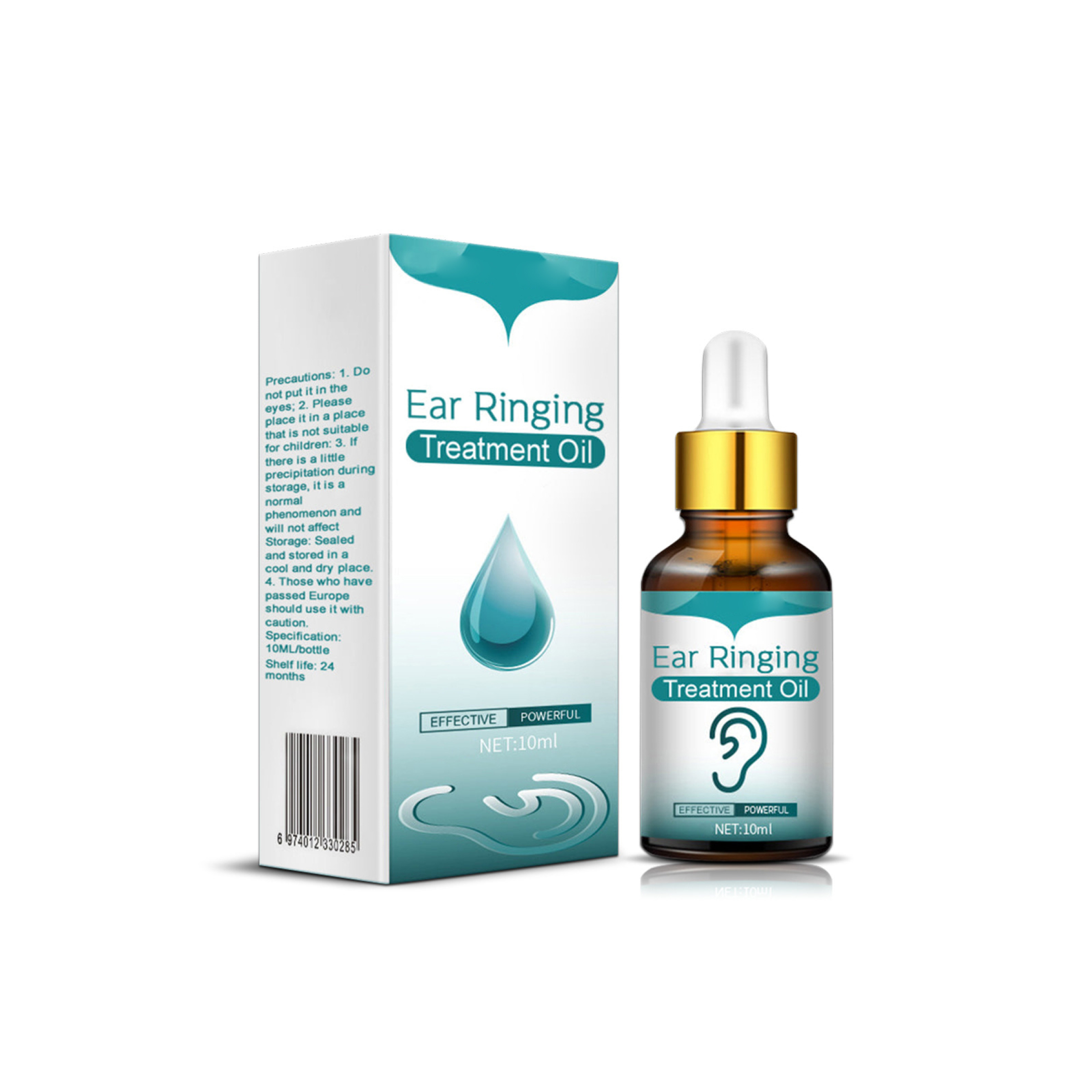 JAWSEU Tinnitus Free Ear Treatment Oil Tinnitus Ear Drops Relieve
