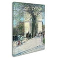 thumbnail image 2 of Childe Hassam 'Washington Arch In Spring' Canvas Art, 2 of 3