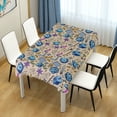 thumbnail image 4 of Yayeee Tablecloths 60" x 108" Rectangle Wrinkle Resistant Party Table Cover, Blue Dice Pattern, 4 of 8