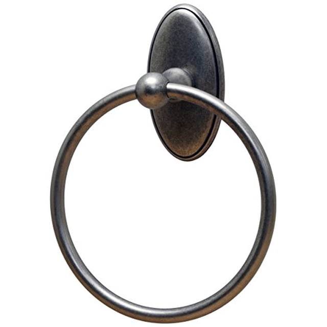 Residential Essentials 2486AP Addison Towel Ring, 8.25" x 6.375", Aged Pewter