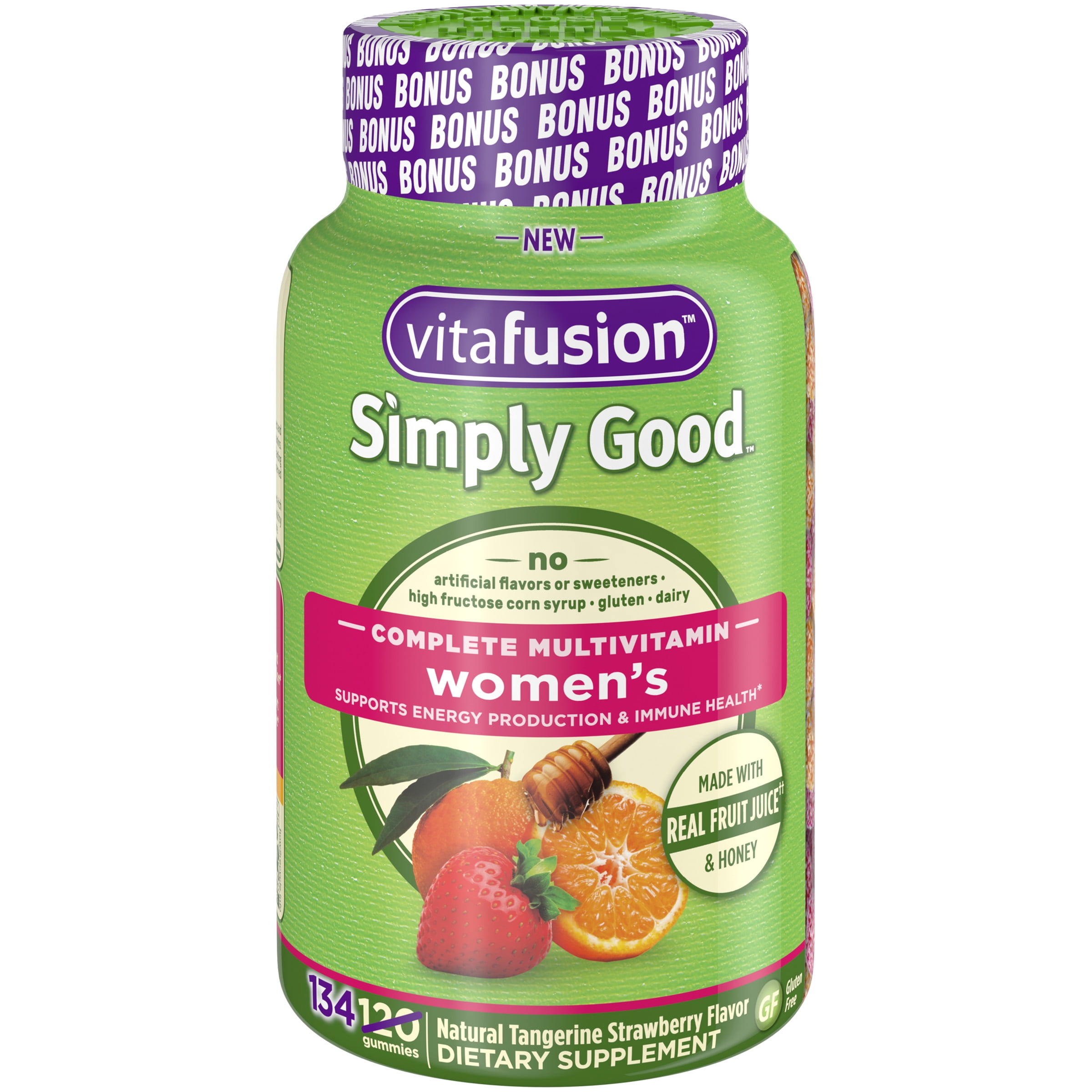 Vitafusion Simply Good Women's Multivitamin Gummy Vitamins, 134ct