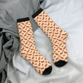 thumbnail image 5 of Picia Hot Dog 2 Print Athletic Socks for Men & Women – Cushioned Moisture-Wicking Crew Socks for Sports, Running, and Training, Soft & Breathable Size 5-11, 5 of 6