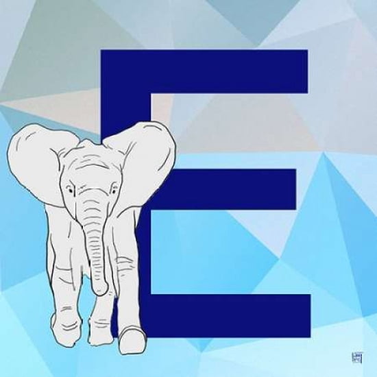 E Canvas Art - Aubr