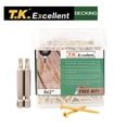thumbnail image 3 of T.K.Excellent #8×2 Inch Deck Screws Rust-Resistant Finish Outdoor Wood Screw, 630 Pcs, 3 of 9