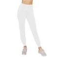 thumbnail image 2 of ALWAYS Women's Super Soft Casual Cargo Jogger Pants White M, 2 of 6