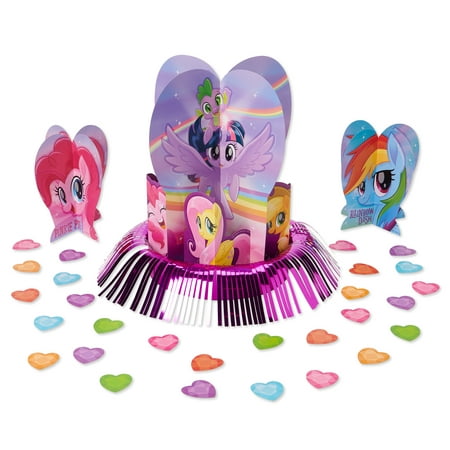  My  Little  Pony  Party  Centerpieces and Confetti Table 