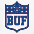 thumbnail image 3 of Buffalo Shield Women's V-Neck T-shirt Game Night Fantasy Football Fan Tailgate NY, 3 of 7