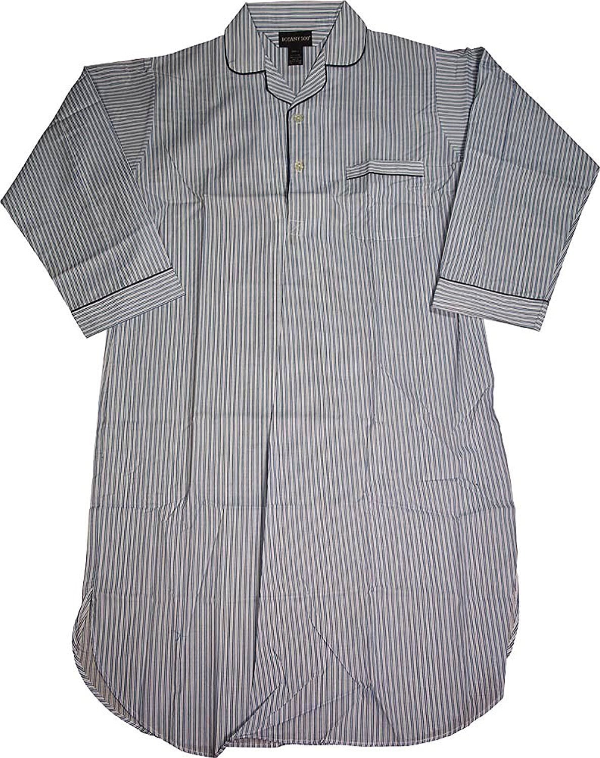 Botany 500 Mens White Button Up Short Sleeve Polo Dress Shirt Size 17 NEW