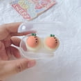 thumbnail image 1 of Cosmetic Contact Lens Box Cartoon Fresh And Cute Fruit Three-dimensional Clamshell Double Box Contact Lens Companion Box（Carrot）, 1 of 7
