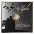 thumbnail image 4 of To My Girlfriend Longer Life Infinity Knot Necklace Message Card, 4 of 7
