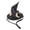 Black, variant on Adjustable Small Pet Wizard Hat, Cute Mini Party Hat for Hamsters, Guinea Pigs & Small Animals