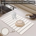 thumbnail image 5 of Diatomaceous Earth Kitchen Drying Rack Foldable Dish Drain Mat for -Purpose Use in Kitchen and Bathroom Countertops, 5 of 8