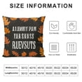 thumbnail image 5 of YINGXI Fall Means Football Y'all Decorative Throw Pillow Cover, Autumn Leaves Football Please Quote Cushion Case Decor, Ball Pumpkin Maple Soccer Lover Decoration for Sofa Couch 18x18in, 5 of 5