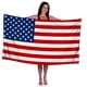 thumbnail image 4 of Adult Beach Towel American Flag Sandproof Microfiber Woman Beach Towels Quick Dry Lightweight Travel Towels 27x55inch, 4 of 6