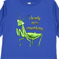 thumbnail image 4 of Inktastic Praying Mantis Clearly Up to Something Boys or Girls Long Sleeve Toddler T-Shirt, 4 of 5