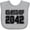 AC-Heather Grey, variant on Inktastic Class of 2042 Boys or Girls Baby Bib