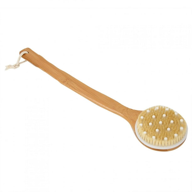 Cepillo de baño Jadeshay de mango largo Cepillo exfoliante corporal