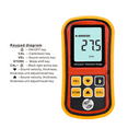Standard wisdom GM100 ultrasonic thickness gauge metal thickness gauge