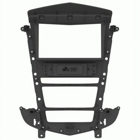 Metra - Dash Kit for Select 2010-2012 Cadillac SRX Vehicles - Black With Silver