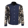 thumbnail image 1 of Camisa De Hombre Camisa De Manga Larga Estampado Floral Patchwork Moda Slim Fit (2Xl) -153480.04 Tmvgtek Mujer, 1 of 6