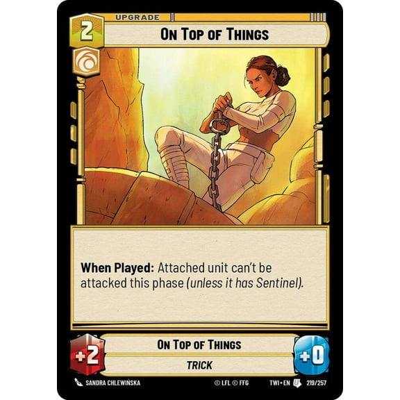 Star Wars: Unlimited Twilight of the Republic Uncommon On Top of Things #219