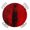 Red, variant on Red Round Tablecloth for 45-54 Inch Tables,Fitted Table Cover with Elastic Edge,Retro Oil Painting Modern Abstract Art Aesthetics Waterproof Outdoor Table Cloth Protector for Patio Garden Dinner