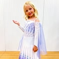 thumbnail image 3 of Disney Frozen Snow Queen Elsa Halloween Costume for Girls, Toddler Size 3T - 4T, by Disguise, 3 of 8