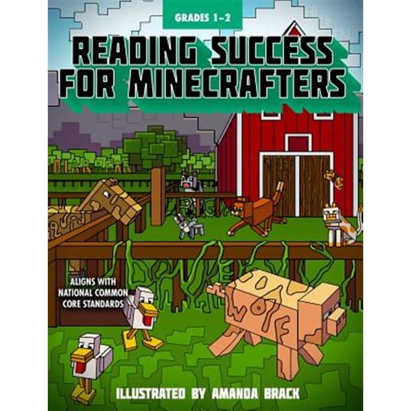 Pre-Owned Reading Success for Minecrafters: Grades 1-2 (Reading for Minecrafters) Paperback