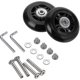 thumbnail image 1 of 2pcs Suitcase Casters Replacement Wheels Bearing Repair For Luggage Suitcase 70*24mm,black, 1 of 5