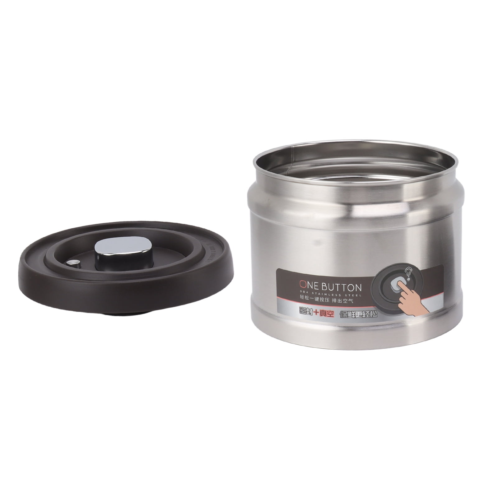 Food Storage Container, Vacuum Sealed Coffee Container 304 Stainless