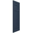 thumbnail image 2 of Ekena Millwork 15"W x 33"H True Fit PVC San Juan Capistrano Mission Style Fixed Mount Shutters, Starless Night Blue (Per Pair - Hardware Not Included), 2 of 9