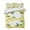 White, variant on Quilts Full Size Bedding Set, Yellow Lemon Lightweight Quilted Comforter, Summer Botanical Lemons Cute Soft Reversible Bedspread Coverlet with Pillow Covers for All Season, 78" x 90"